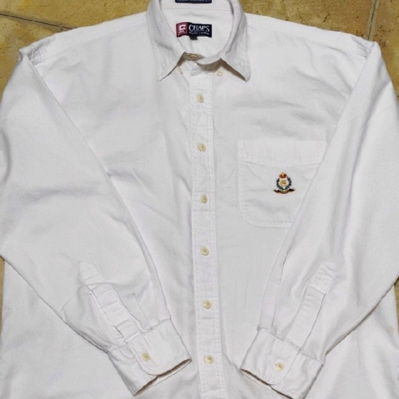 Ralph Lauren Chaps Men's White Button-Down Shirt - Picture 1 of 11